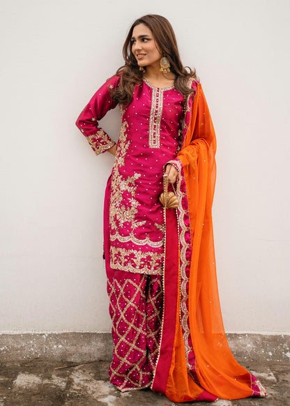 Ladies Burgundy Embroidered Shalwar Kameez Online in UK USA Canada