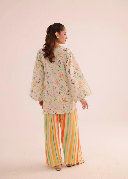 Ladies Casual Poly Lawn Kurta Pajama Online in UK USA Canada