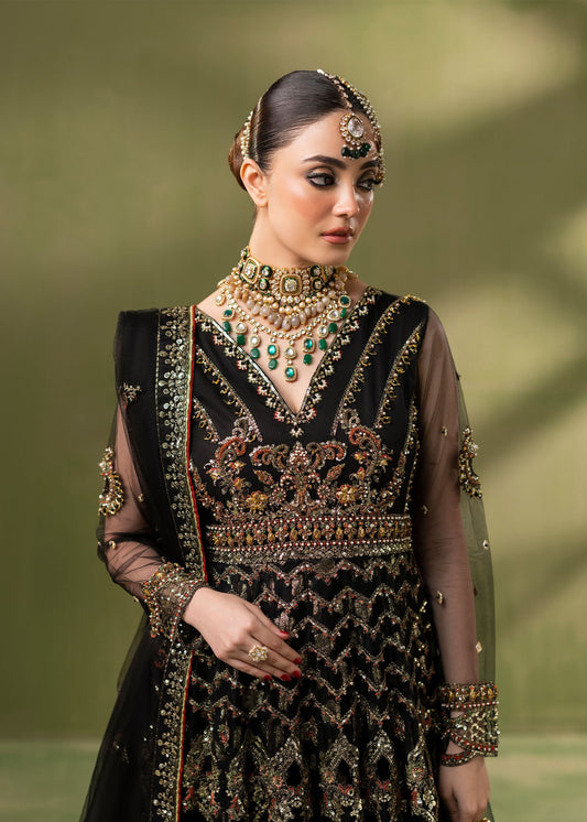 Ladies Embellished Black Maxi Dress Online in UK USA Canada