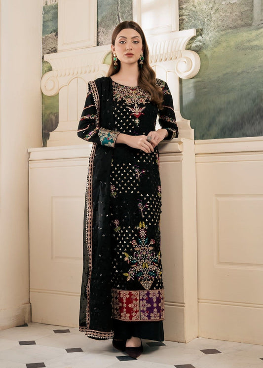 Ladies Embellished Black Shalwar Kameez Online in UK USA Canada