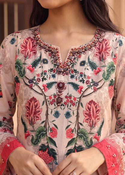 Ladies Embellished Lawn Shalwar Kameez Online in UK USA Canada