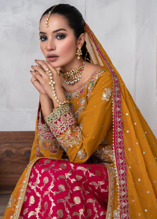 Ladies Embellished Multi Colored Shalwar Kameez Online in UK USA Canada