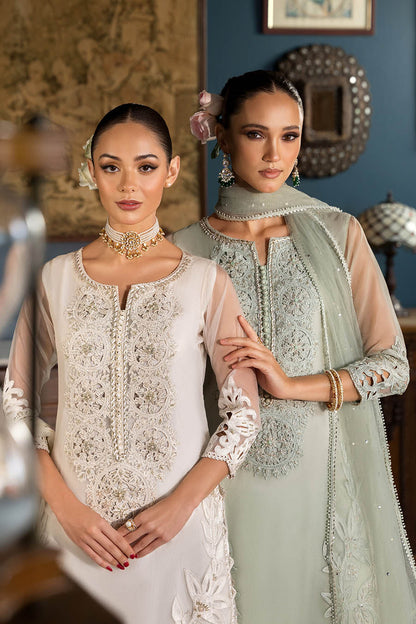 Ladies Embellished Organza Sharara Online in UK USA Canada
