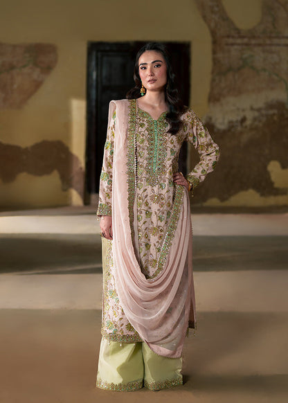 Ladies Embellished Pistachio Green Shalwar Kameez Online in Sri Lanka India Australia