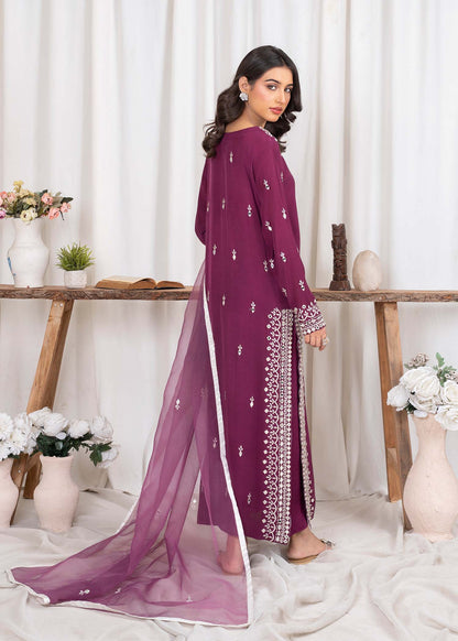 Ladies Embellished Raw Silk Kurta with Organza Dupatta Online in UK USA Canada