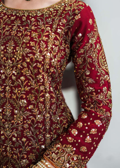 Ladies Embellished Red Lehenga Choli Online in UK USA Canada