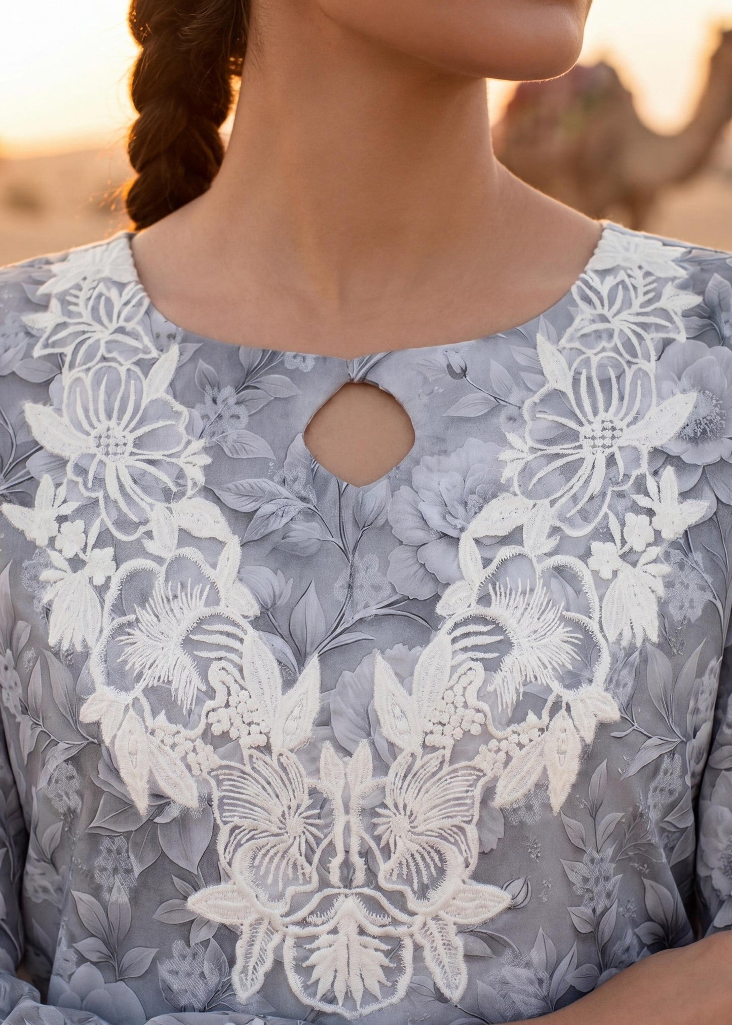 Ladies Embroidered Cotton Jacquard Salwar Kameez Online in UK USA Canada