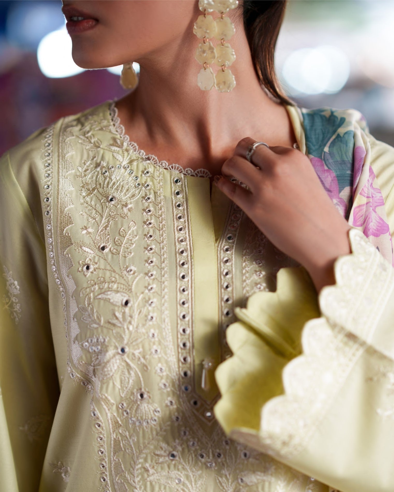 Ladies Embroidered Cotton Lawn Shalwar Kameez Online in UK USA Canada