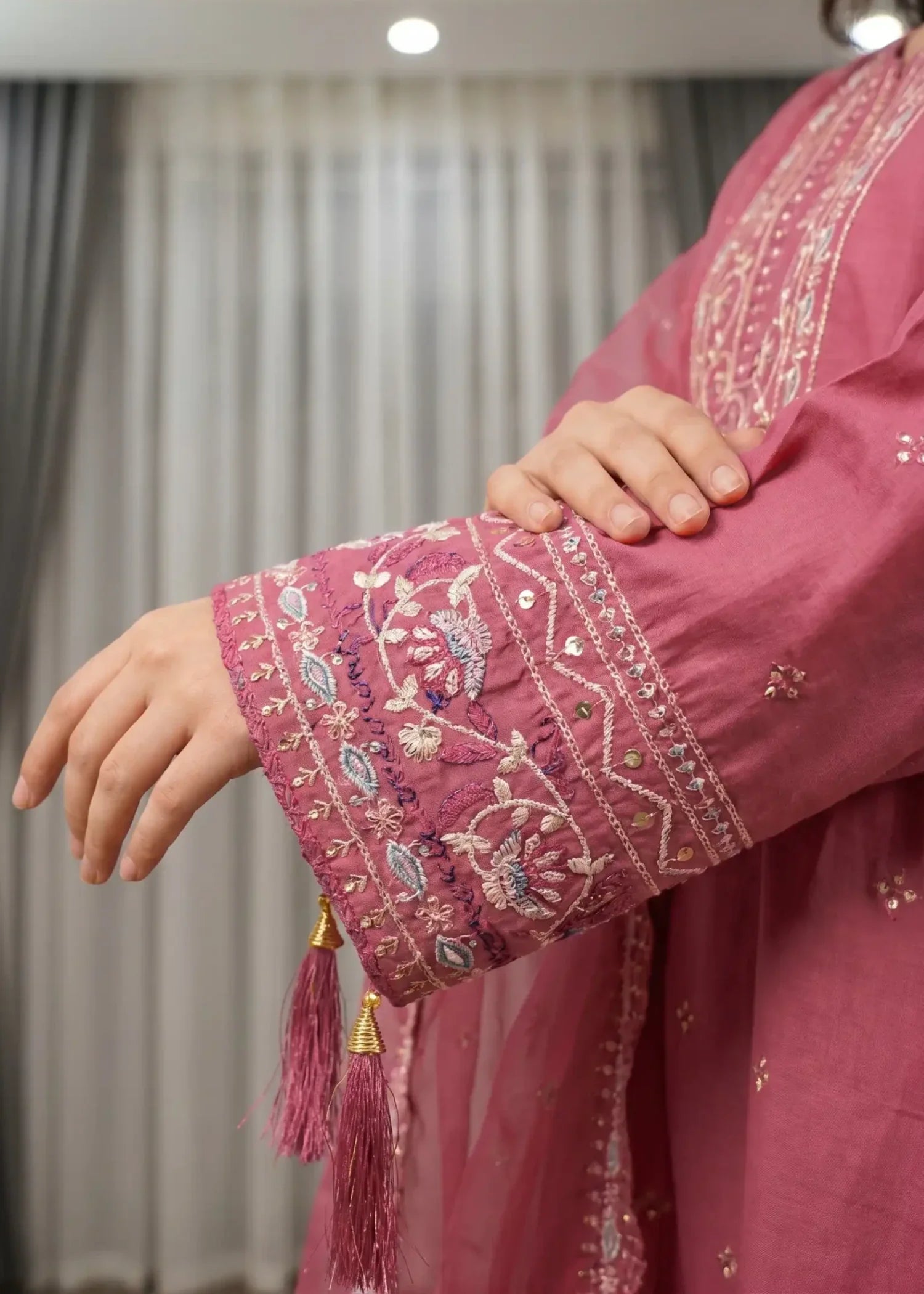 Ladies Embroidered Cotton Salwar Kameez Online in UK USA Canada