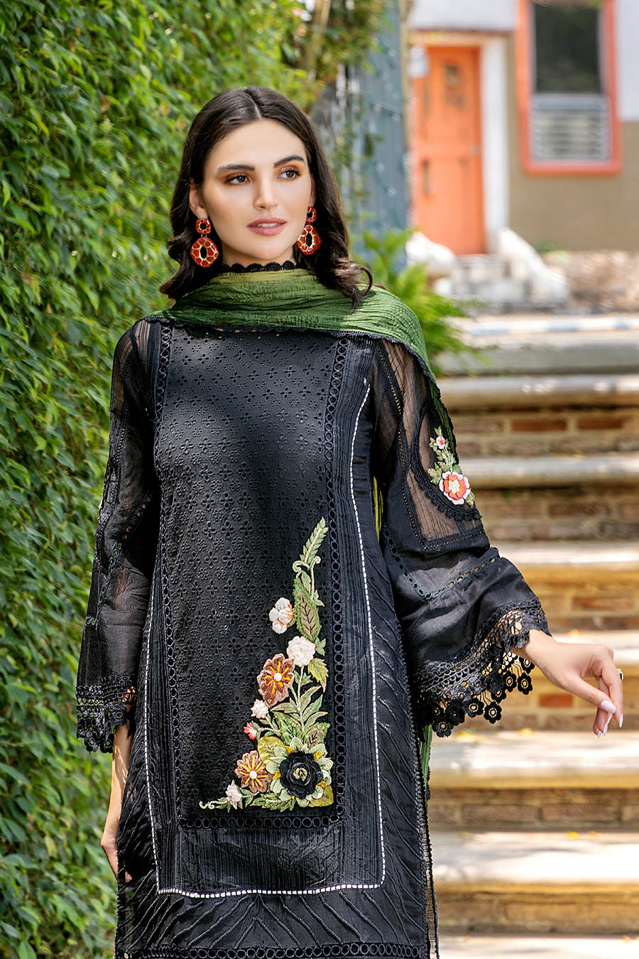 Ladies Embroidered Cotton Salwar Kameez Online in UK USA Canada