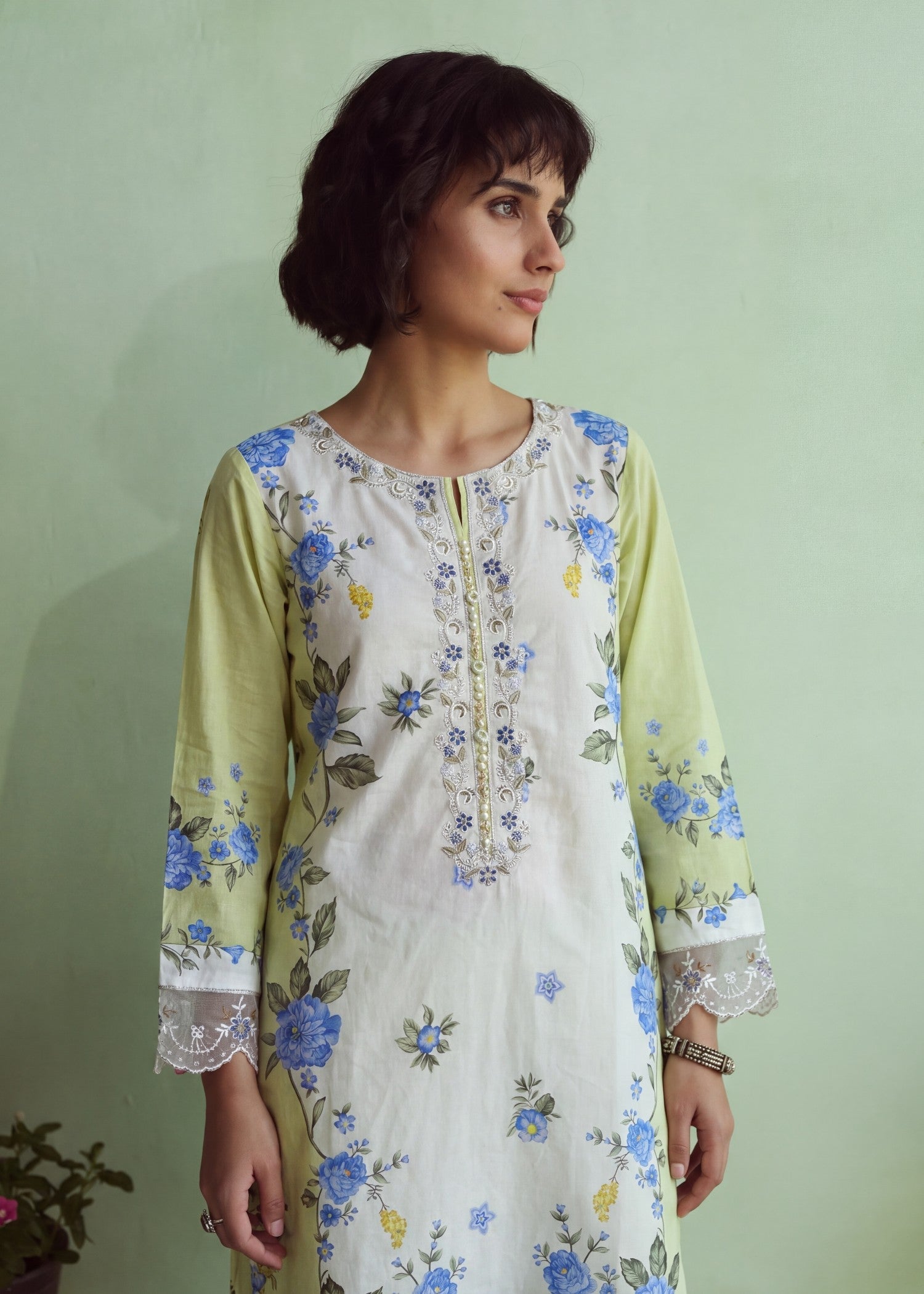 Ladies Embroidered Cotton Shalwar Kameez Online in UK USA Canada