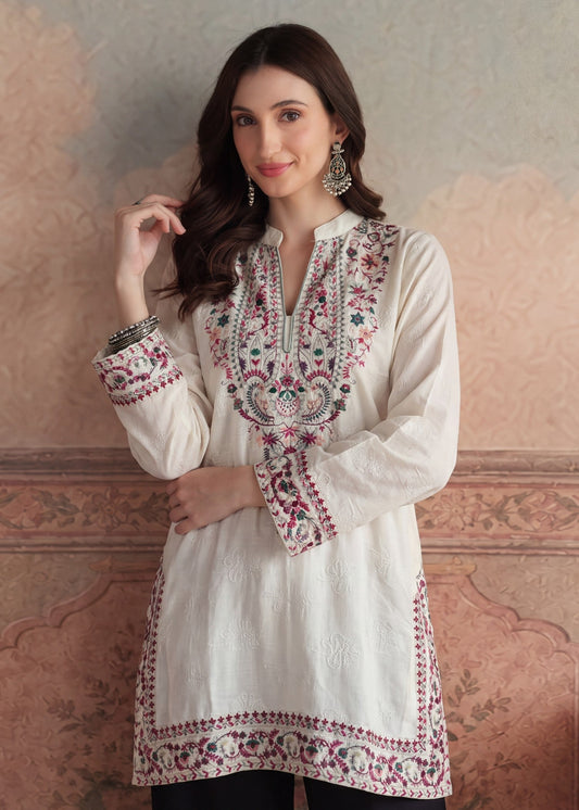 Ladies Embroidered Dhanak Salwar Kameez Online in UK USA Canada