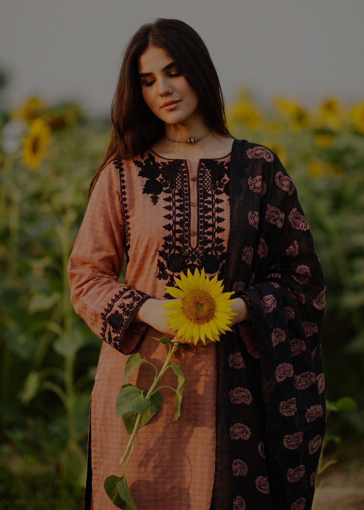 Ladies Embroidered Farshi Shalwar Kameez Online in UK USA Canada