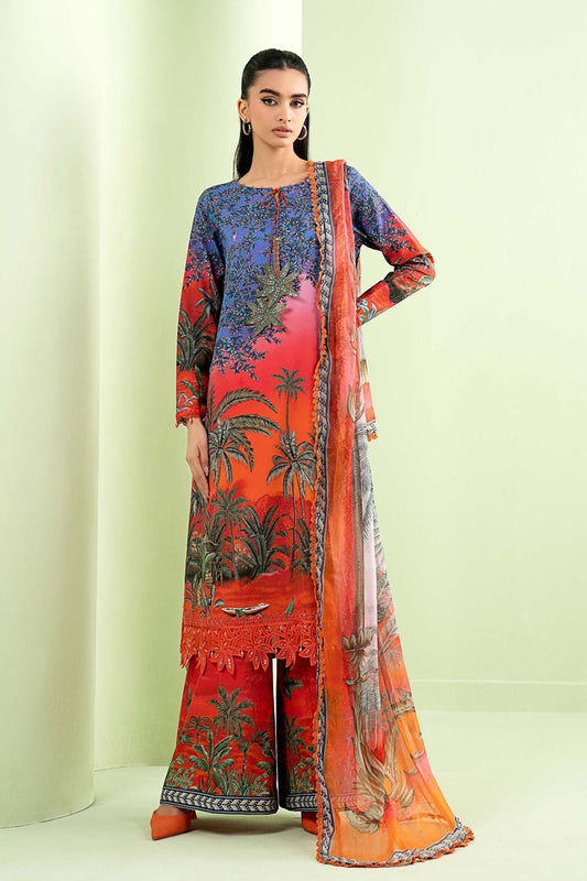 Ladies Embroidered Floral Lawn Shalwar Kameez Online in UK USA Canada