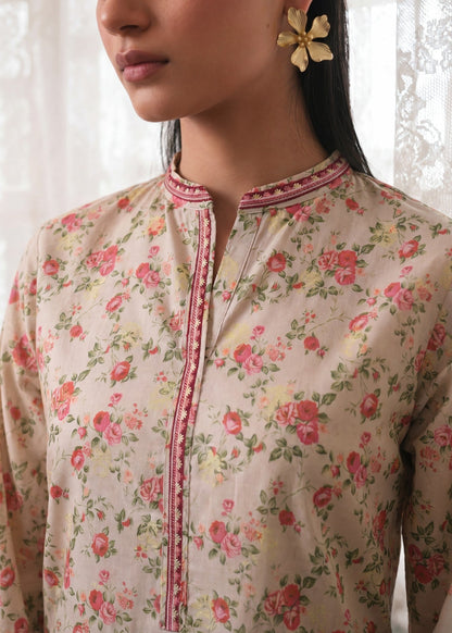 Ladies Embroidered Ivory Lawn Salwar Kameez Online in UK USA Canada