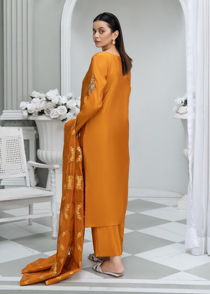 Ladies Embroidered Kattan Silk Salwar Kameez Online in UK USA Canada
