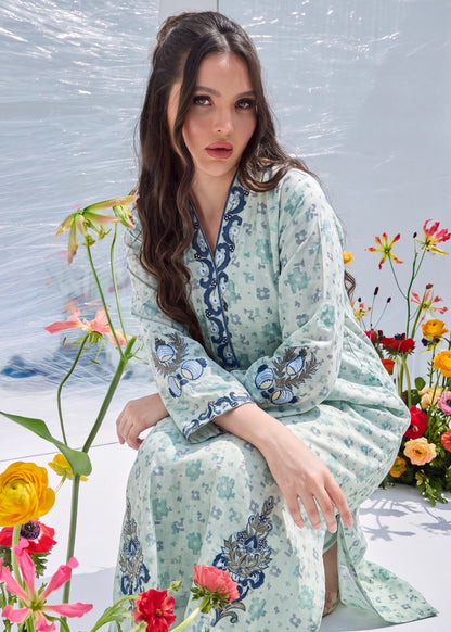 Ladies Embroidered Khaddar Kaftan Online in Dubai UAE Abudhabi Ajman Sharjah