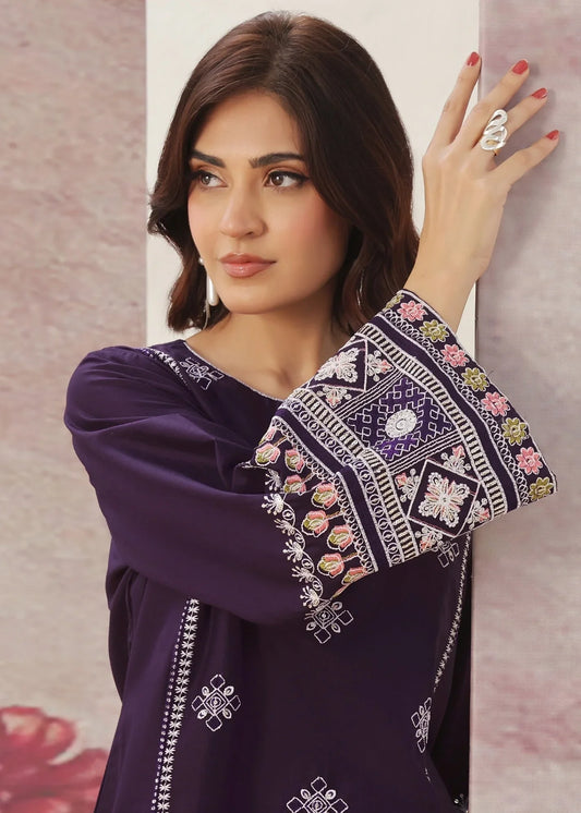 Ladies Embroidered Lawn Cotton Salwar Kameez Online in UK USA Canada