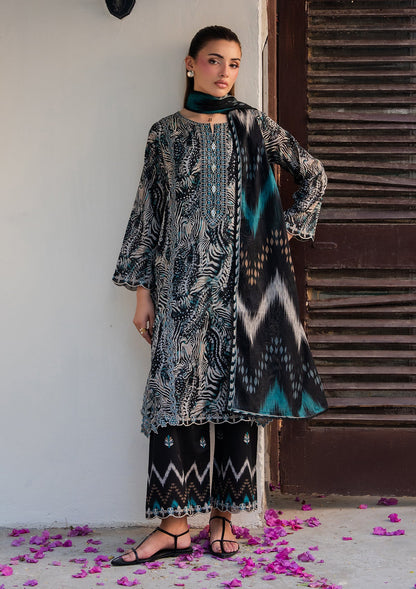 Ladies Embroidered Lawn Shalwar Kameez Online in UK USA Canada