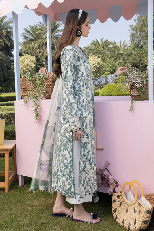 Ladies Embroidered Lawn Shalwar Kameez Online in UK USA Canada