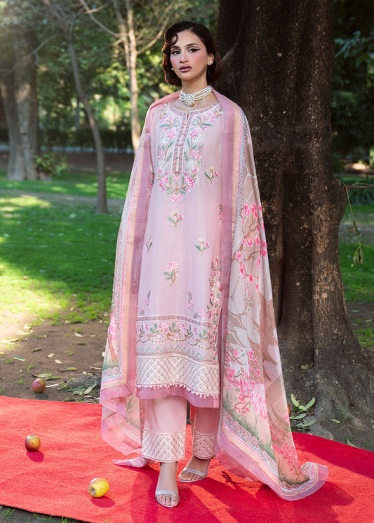 Ladies Embroidered Lawn Shalwar Kameez Online in UK USA Canada