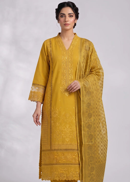 Ladies Embroidered Mari Gold Kurta Pajama Online in UK USA Canada