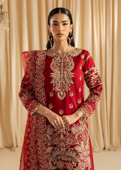 Ladies Embroidered Maroon Organza Salwar Suit Online in UK USA Canada