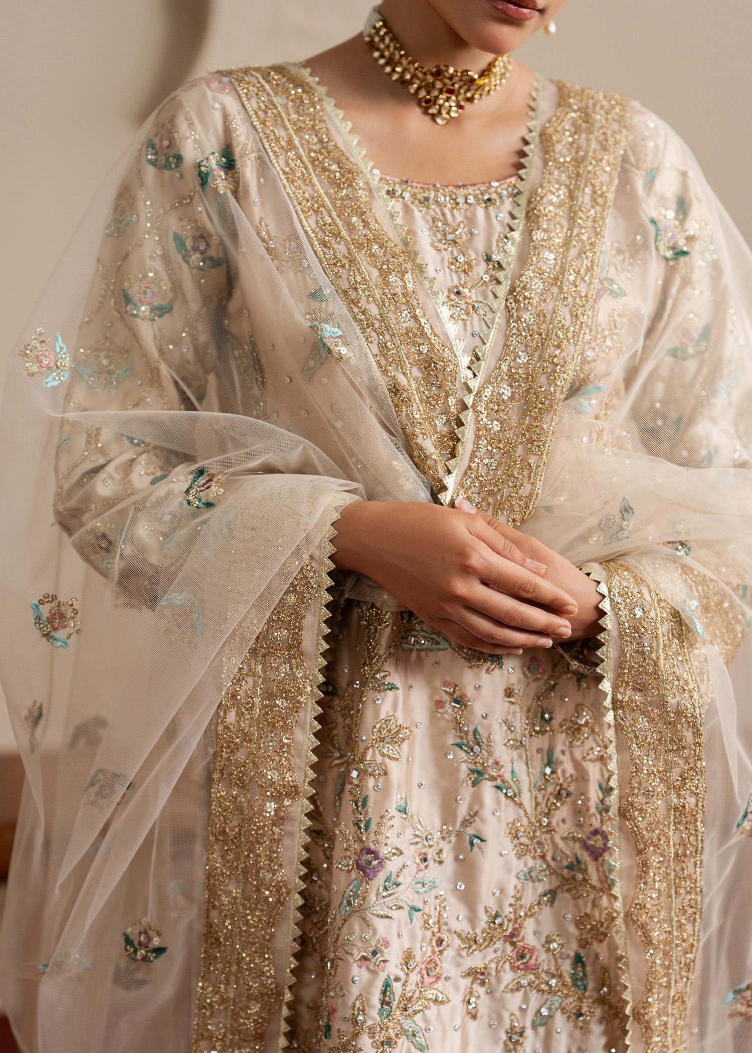 Ladies Embroidered Net Formal Suit Online in Sri Lanka India Australia