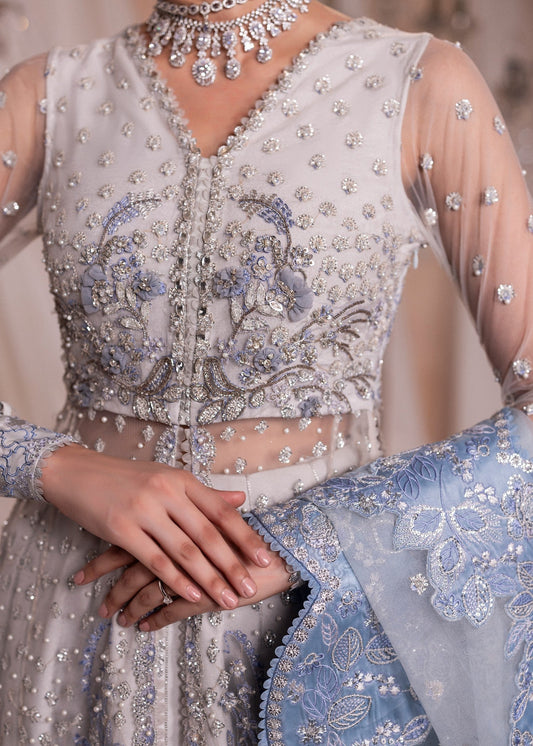 Ladies Embroidered Organza Shalwar Kameez Online in UK USA Canada