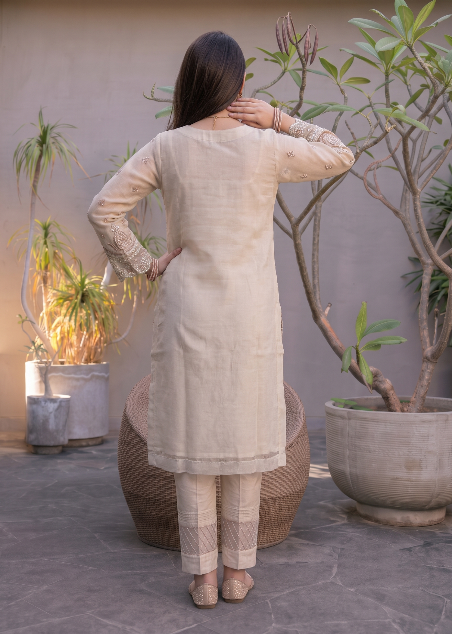 Ladies Embroidered Organza Shalwar Kameez Online in UK USA Canada