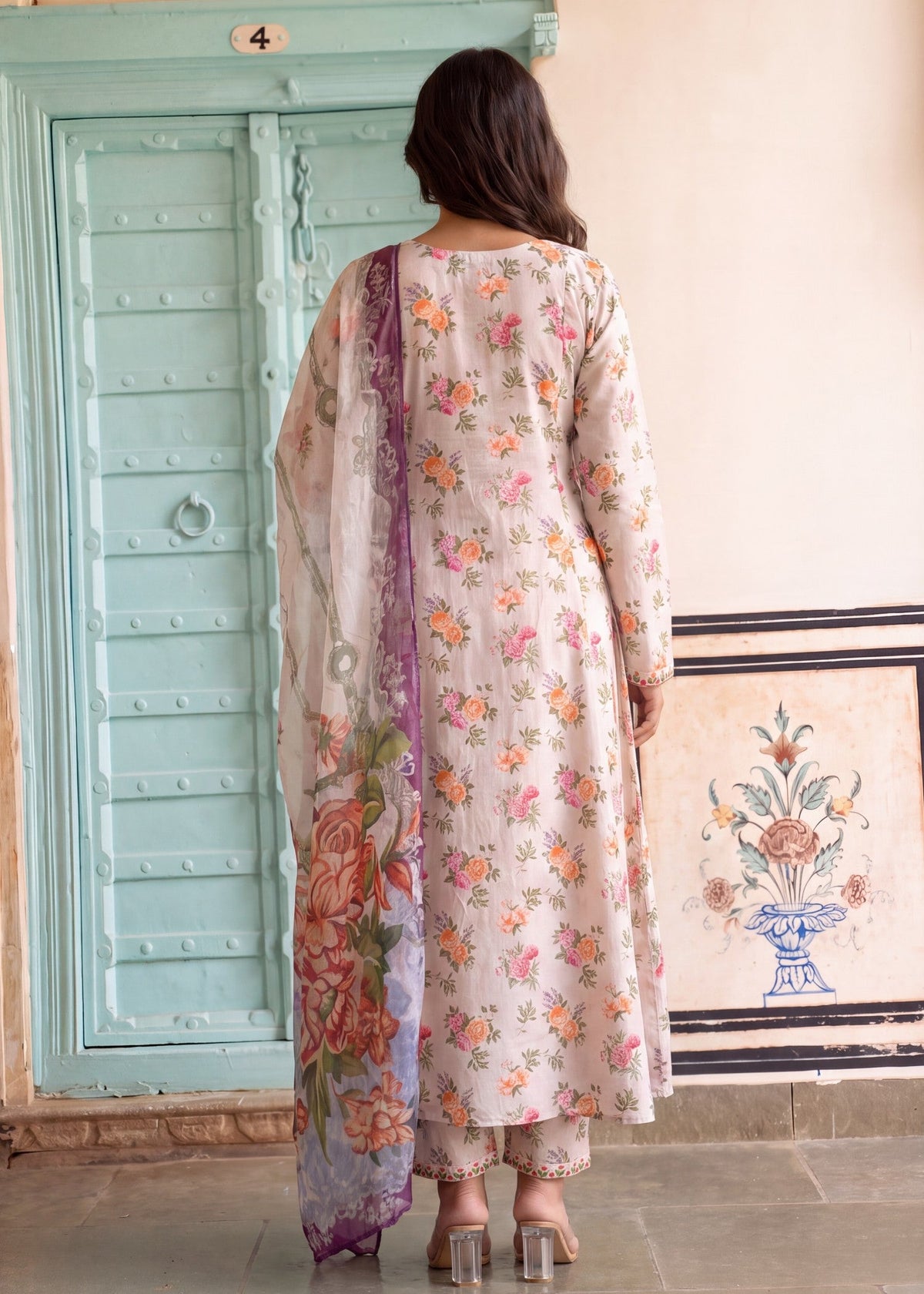 Ladies Embroidered Pastel Pink Shalwar Kameez Online in UK USA Canada
