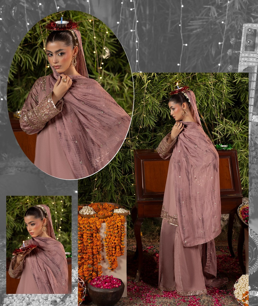 Ladies Embroidered Pink Raw Silk Shalwar Kameez Online in UK USA Canada