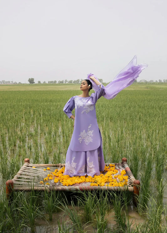 Ladies Embroidered Purple Lawn Cotton Salwar Kameez Online in KSA Riyadh Saudi Arabia Oman Bahrain Qatar