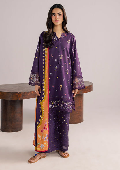 Ladies Embroidered Purple Shalwar Kameez Online in UK USA Canada