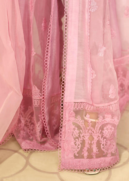 Ladies Embroidered Raw Silk Capri Suit Online in UK USA Canada