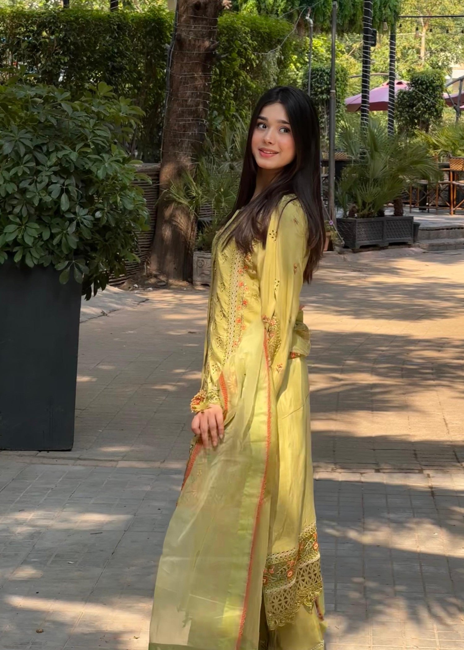 Ladies Embroidered Raw Silk Partywear Kurta Online in UK USA Canada