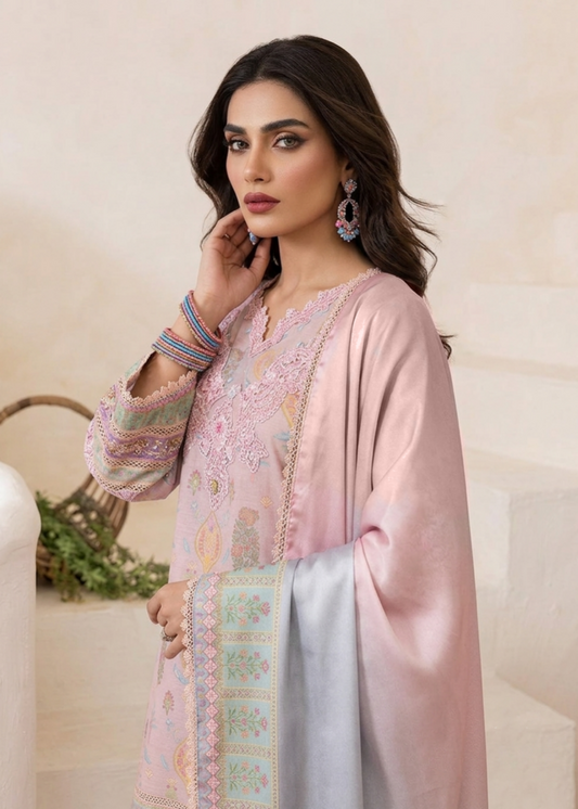 Ladies Embroidered Raw Silk Shalwar Kameez Online in UK USA Canada
