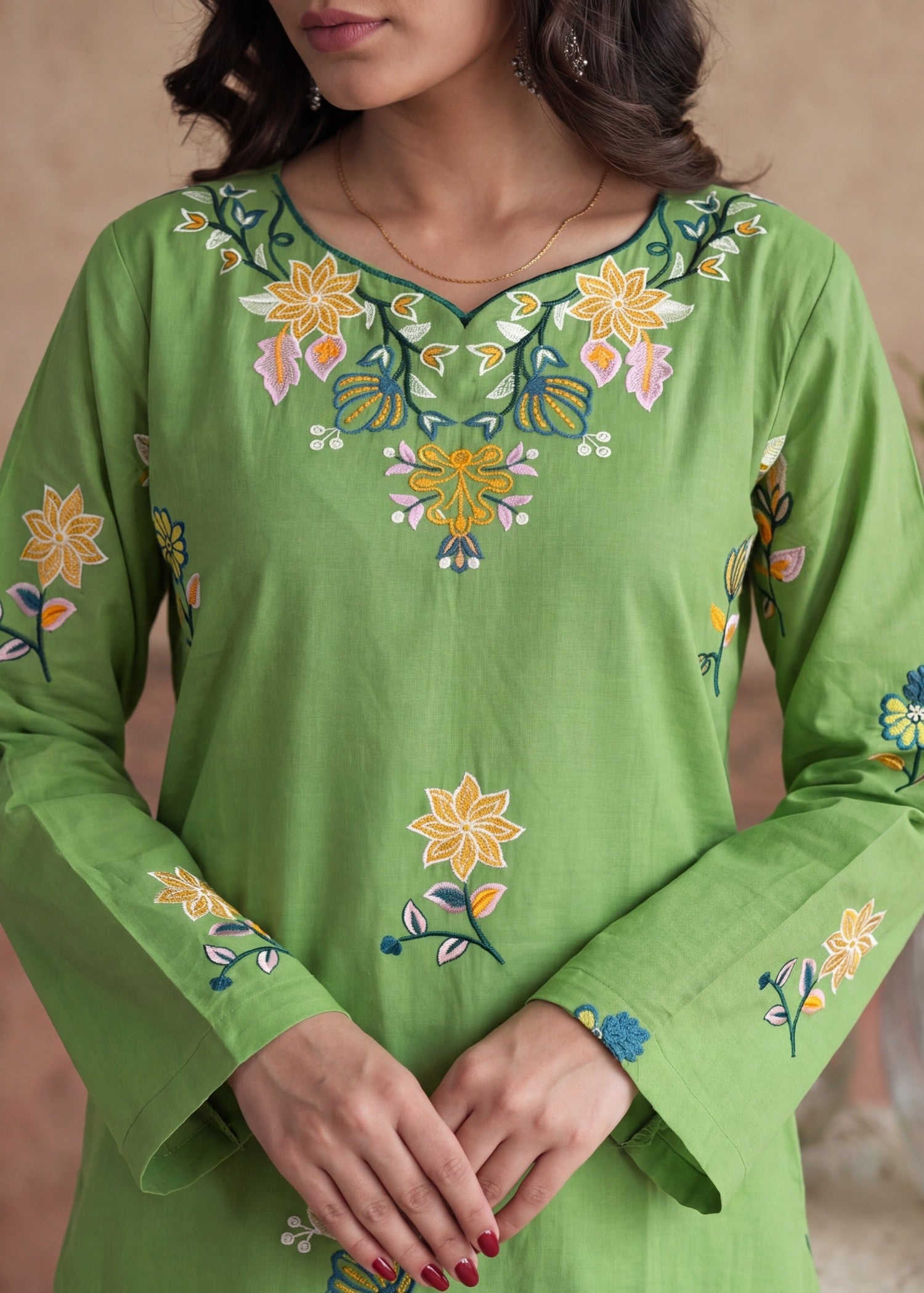 Ladies Embroidered Sea Green Shalwar Kameez Online in UK USA Canada