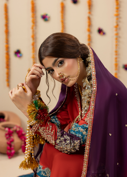 Ladies Embroidered Silk Kurta and Dupatta Set Online in Dubai UAE Abudhabi Ajman Sharjah