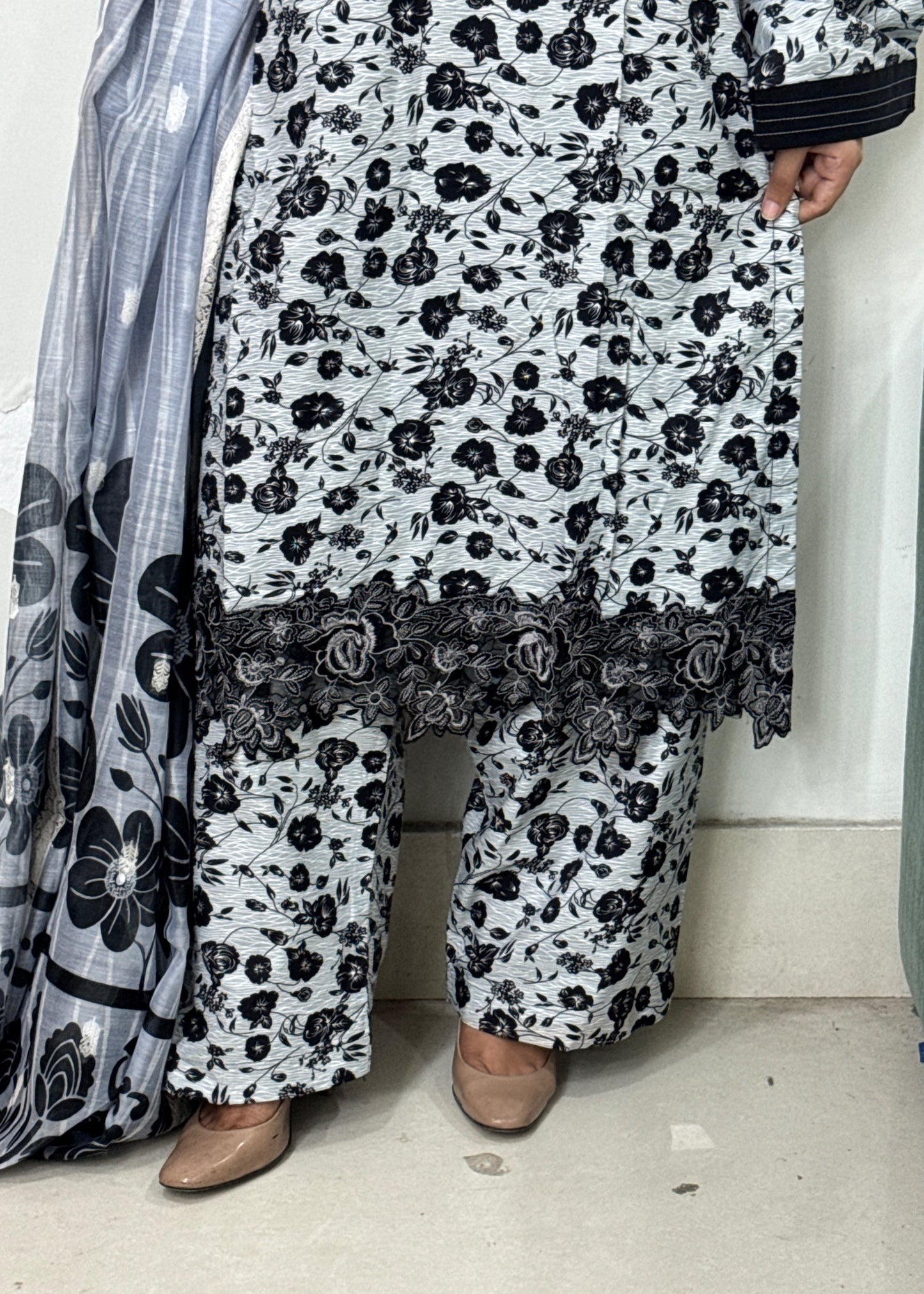 Ladies Embroidered Straight Trouser Kurta Online in UK USA Canada