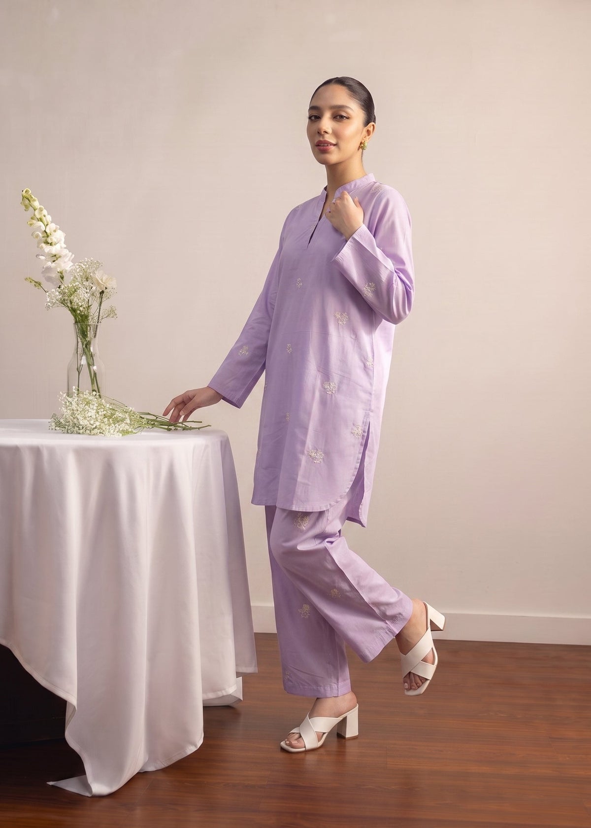 Ladies Embroidered Ultra Pink Shalwar Kameez Online in UK USA Canada