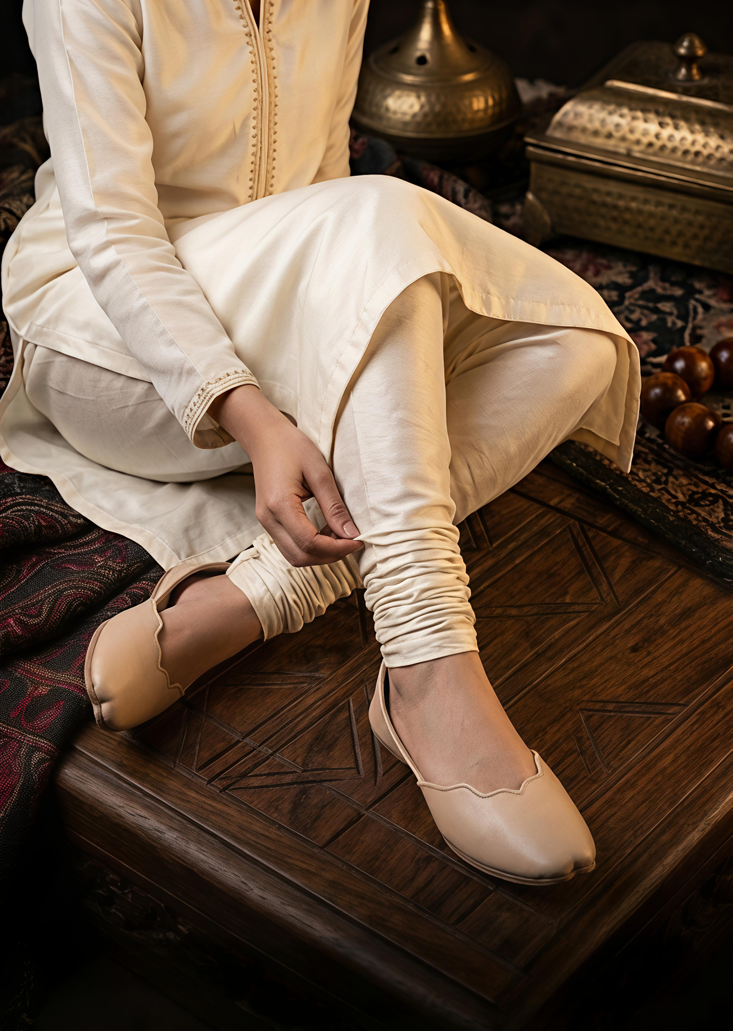 Ladies Ethnic Khussa Shoes Online in KSA Riyadh Saudi Arabia Oman Bahrain Qatar