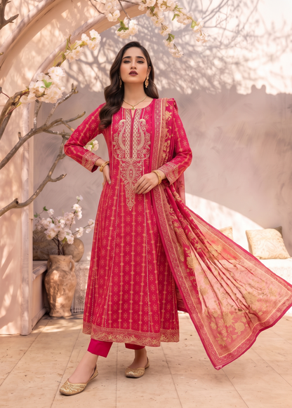 Ladies Festive Embroidered Jacquard Salwar Kameez Online in UK USA Canada