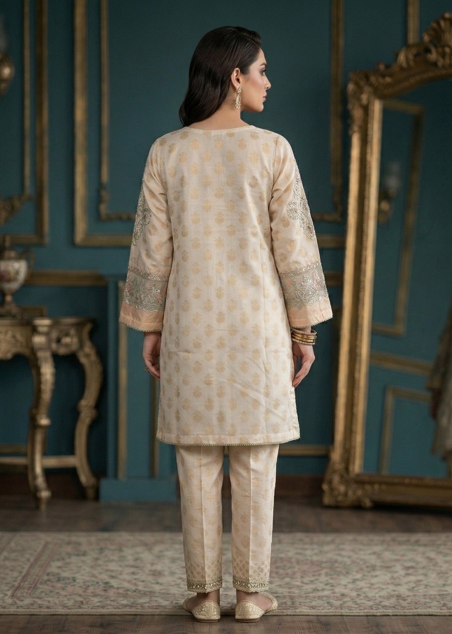 Ladies Festive Embroidered Lawn Salwar Suit Online in KSA Riyadh Saudi Arabia Oman Bahrain Qatar