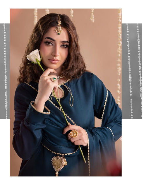 Ladies Festive Raw Silk Shalwar Kameez Online in UK USA Canada