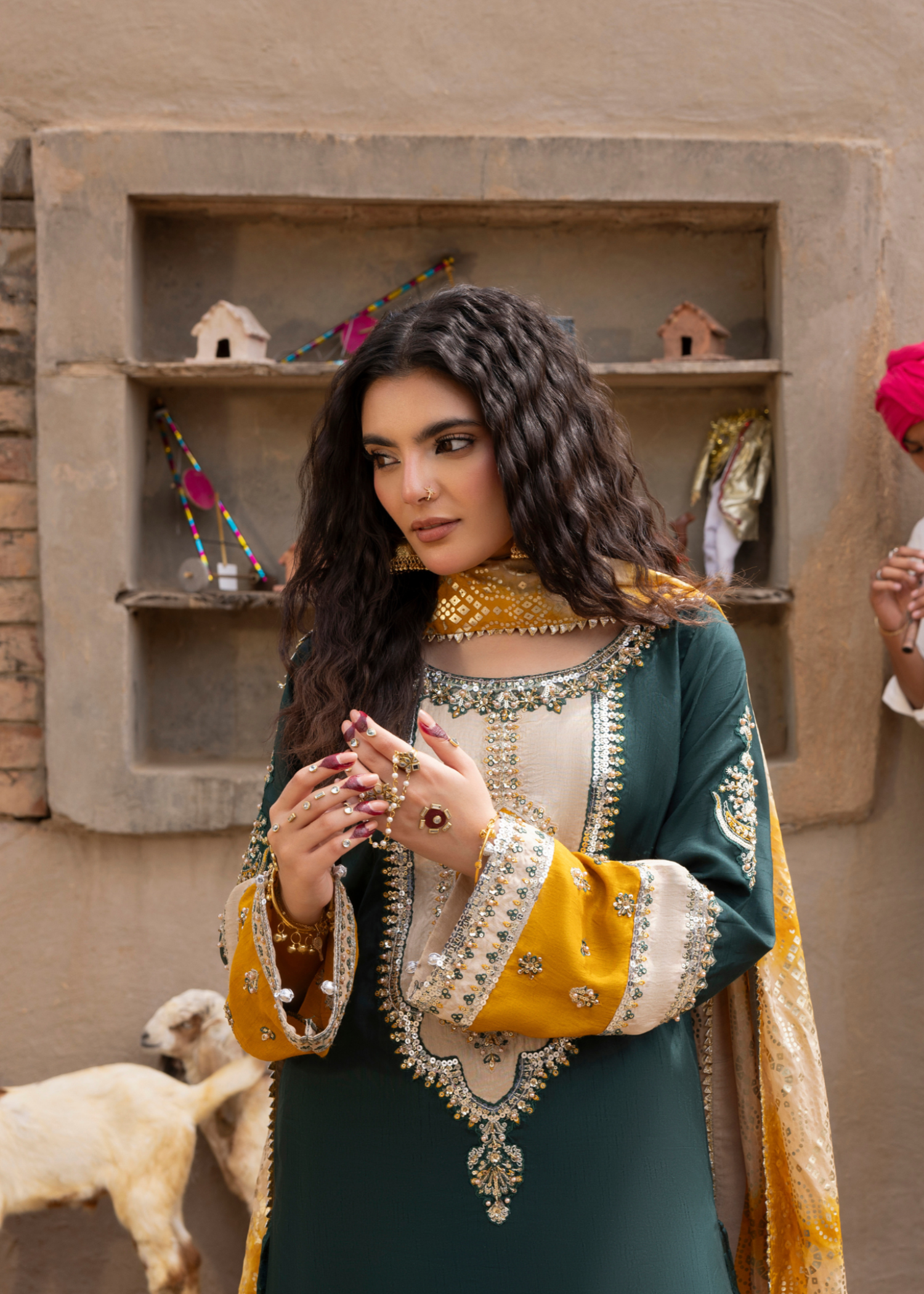 Ladies Festive Sharara Suit Online in UK USA Canada