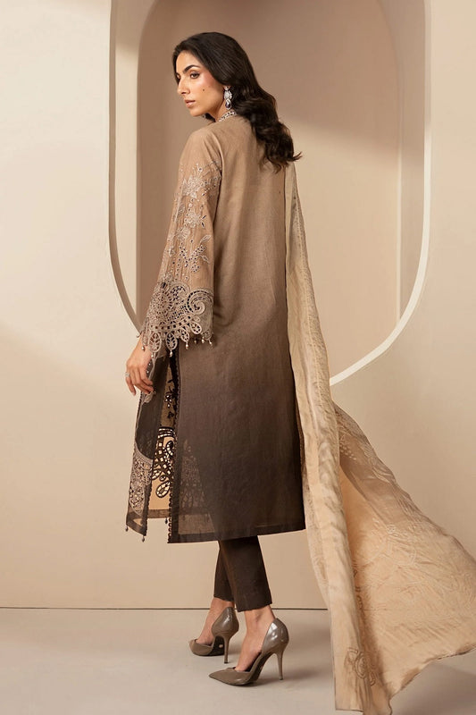 Ladies Floral Print Chikankari Lawn Dress Material Online in UK USA Canada