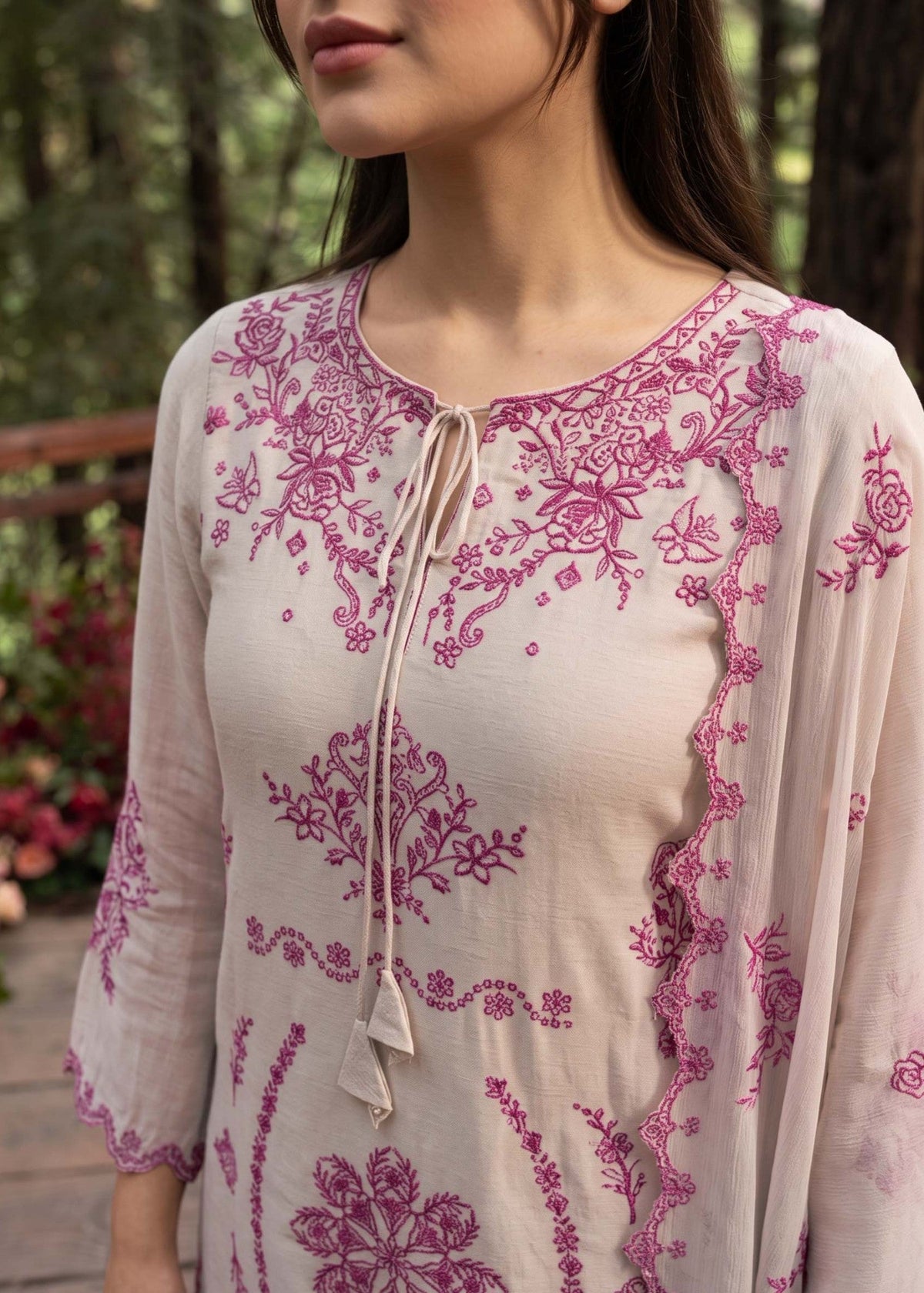 Ladies Frost Embroidered Cotton Shalwar Kameez Online in UK USA Canada