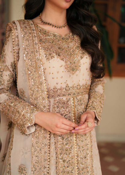 Ladies Gold Embroidered Shalwar Kameez Online in UK USA Canada