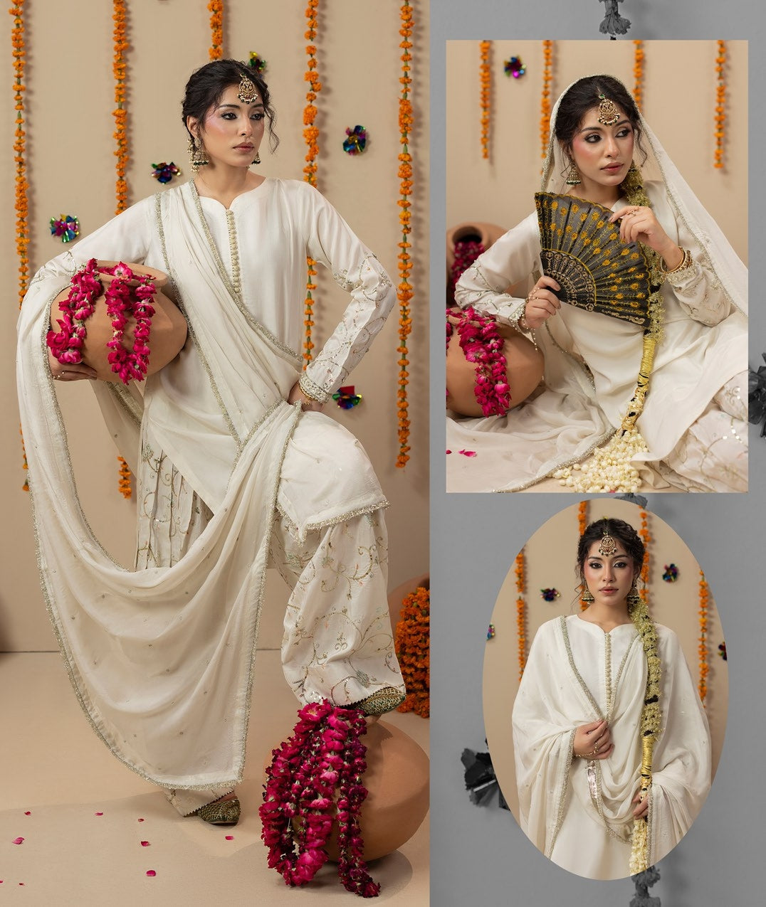 Ladies Gold Embroidered Silk Shalwar Kameez Online in UK USA Canada